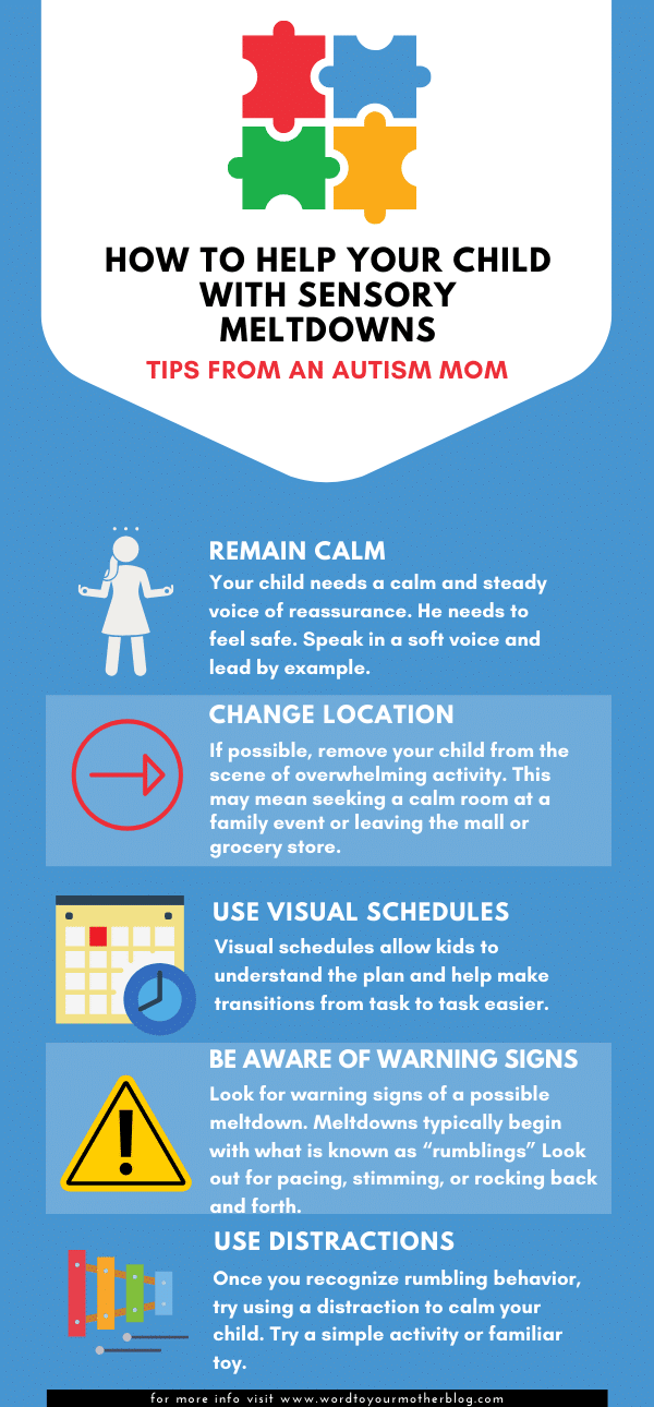 calming an autistic meltdown