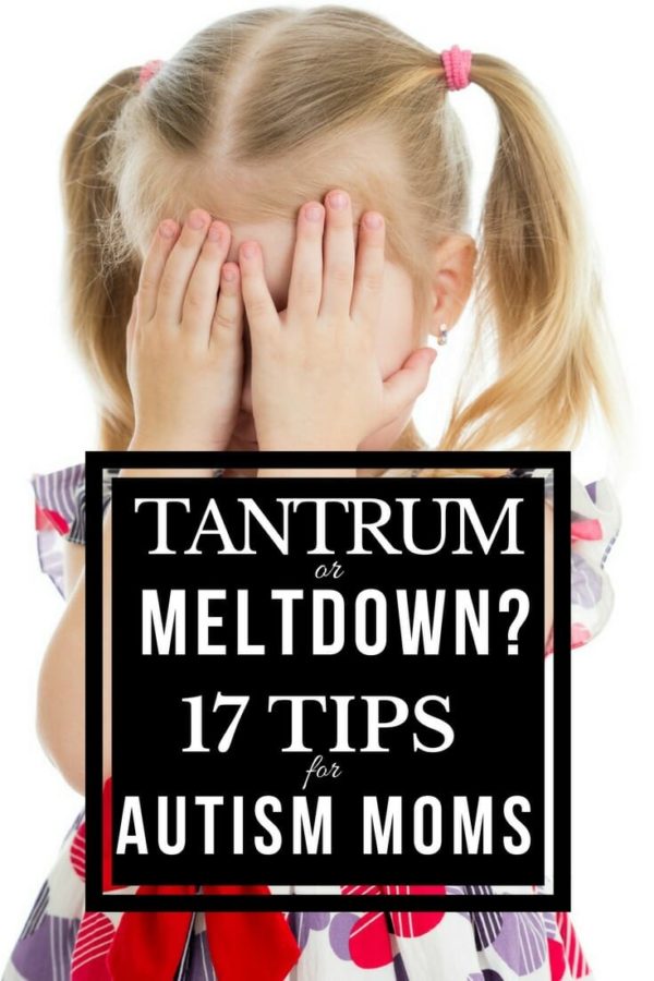 signs of autism meltdown
