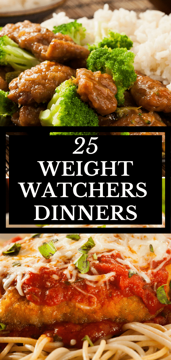 Weight Watchers Meals for Dinner With Points! 25 Easy Meals