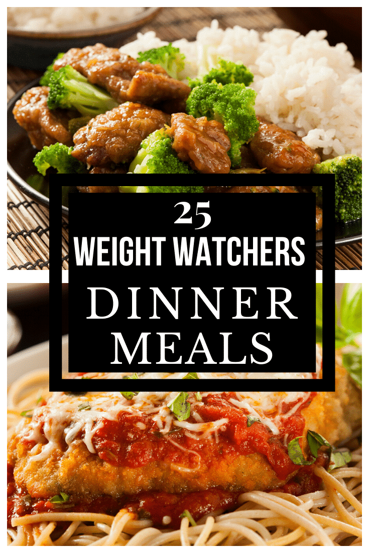 Weight Watchers Meals for Dinner With Points! 25 Easy Meals