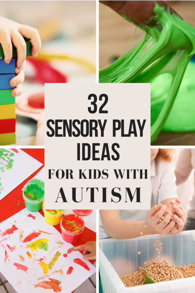 32 Sensory Play Activities | Sensory Play is VIP for kids with autism! Whether you are looking for sensory play activities for a toddler to a school aged child there is a sensory activity for your autistic child on this list! #autism #autismactivities #ASD #SPD