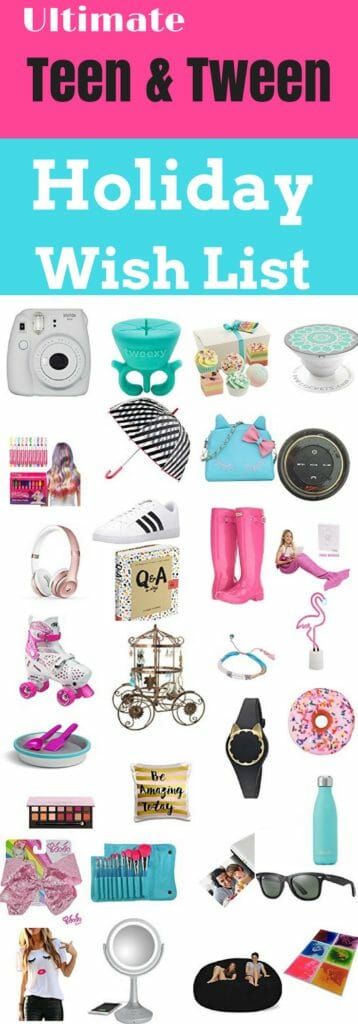 OVER 50 GIFT IDEAS TEENAGE GIRLS LOVE! Are you looking for cool & unique gifts for tweens and teenage girls for Christmas? Maybe you're looking for awesome stocking stuffers for girls? I asked my daughters, ages 16 & 9 & came up with a list of 50 fun gift ideas for girls for birthdays & holidays! Don't miss the two video reviews by my daughters! #giftideas #teenstyle #gift #tweenstyle #christmasgiftskids #christmasgifts