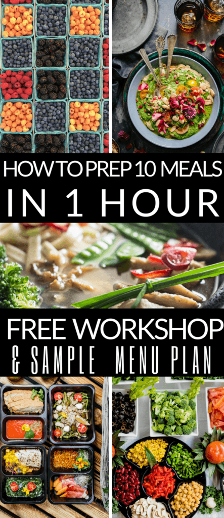 Want to create a make-ahead freezer meal plan on a budget for your family? This tip is the best! Here’s how I make ten freezer meals in less than 1 hour, save money on food, and keep my sanity! I’m sharing how you can do it too, plus a link to a free workshop to show you how! Best Mom Hack ever!!!