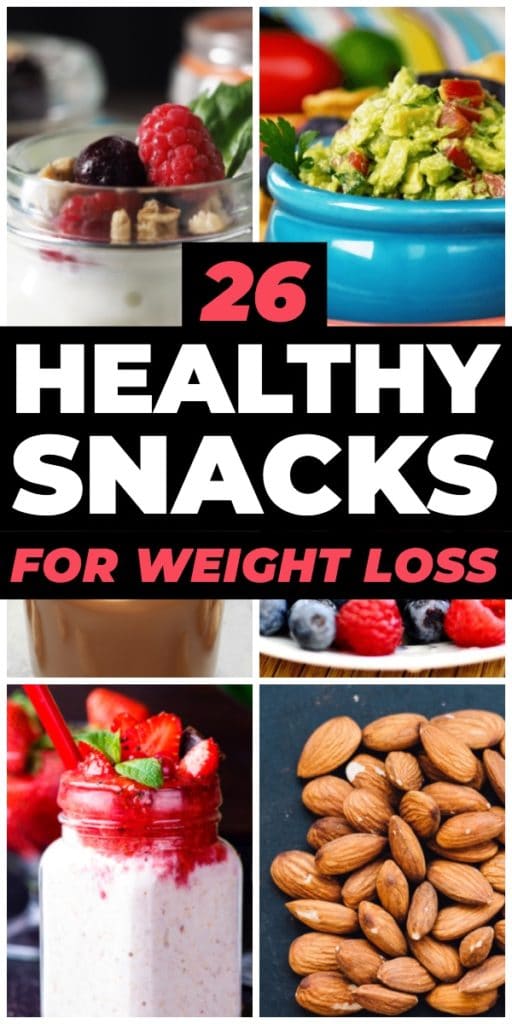 If you’re looking for easy healthy snacks for weight loss, then check out this list of snack ideas from someone who’s lost a ton of weight! I know what it’s like to be on a diet and be hungry! These healthy snacks help you burn fat and curb cravings so you can lose weight and be healthy. The smoothie recipe is the one I used to help me lose 80 pounds! Fabulous snacks to buy or make in minutes! #snacks #healthy #healthysnacks #healthyrecipes #snackrecipes #cleaneatingsnacks