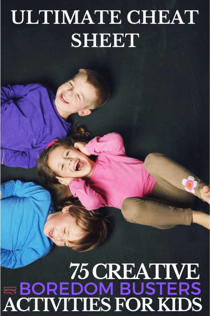 If your kids are bored on a rainy day this will be your go to list of Check out this collection of indoor boredom busters for boys & girls of all ages!
