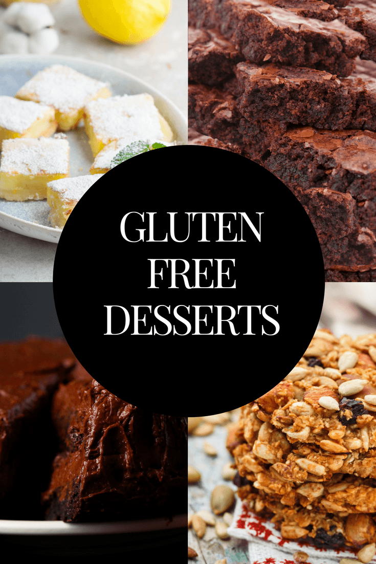 15 Gluten-Free Desserts If you’re looking for fast & easy gluten free desserts then you must see this collection of the best healthy gluten-free dessert recipes! From simple cookies and chocolate cakes to no-bake cheesecakes & protein bars, there's something for everyone here! Plenty of vegan & dairy free options too! I love them all but the birthday cake is my favorite! #glutenfree #glutenfreerecipes #glutenfreedairyfree