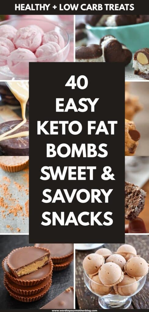 40 keto fat bomb recipes including cream cheese, chocolate peanut butter and bacon fat bombs