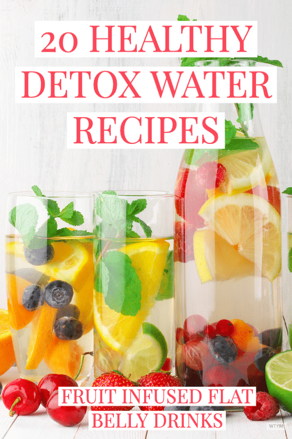 Best Detox Water Recipes for Weight Loss: 20 Flat Belly Detox Drinks