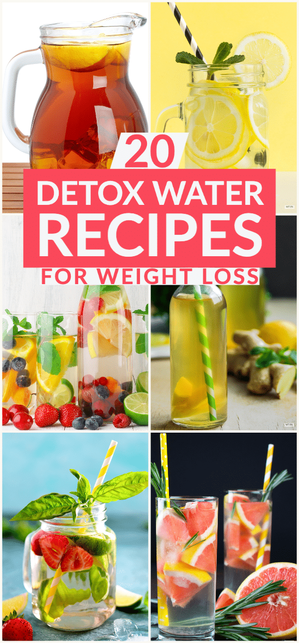 Best Detox Water Recipes for Weight Loss 20 Flat Belly Detox Drinks