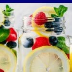 Detox Water Recipes for Weight Loss Amp up your weight loss with these 20 detox water recipes that help burn fat, clear skin, and banish bloat! Lose up to 10 pounds with the Jillian Michaels detox drink or flush fat with yummy apple cider vinegar and lemon! Whether you’re looking for flat belly detox water or detox water recipes for your next cleanse these fabulous tasting fruit infused waters will not disappoint! #detoxwater #weightlossrecipes