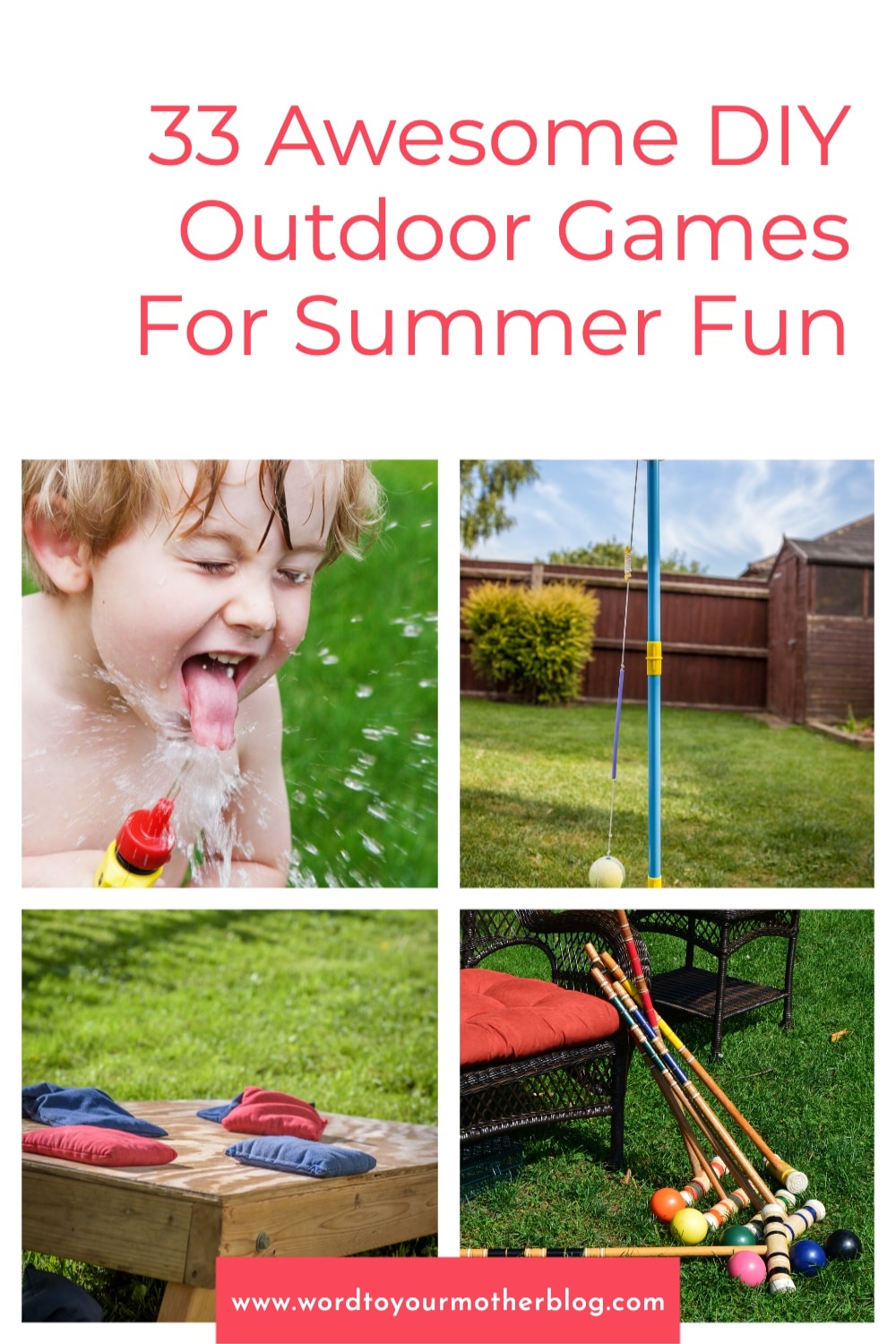 Awesome DIY Outdoor Games For Summer Fun