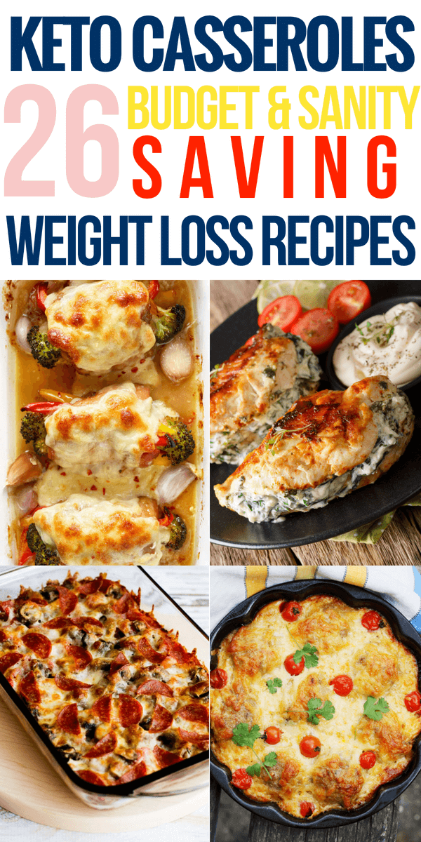 These are the must-have keto casseroles for your low carb dinner menu! Whether you’re looking for cheesy chicken, beef, hamburger, sausage, or shrimp you’ll want to add all of the easy low carb casserole recipes to your weekly meal plan! These recipes helped me lose over 90 lbs! Love the pizza & Mexican casseroles-& crockpot recipes! With vegetarian & dairy-free options from cauliflower to broccoli, these cheap & simple keto recipes are the best! #ketorecipes #lowcarb #keto