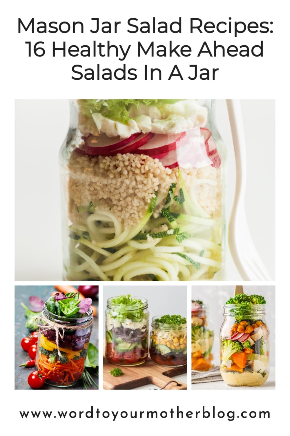 Mason Jar Salad Recipes: 16 Healthy Make Ahead Salads In A Jar