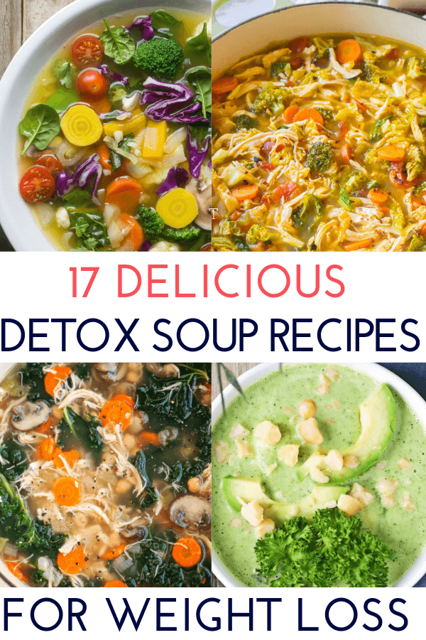 Detox Soup Recipes The best detox soup for weight loss! Perfect for cleanses, these fat flushing detox soup recipes help you lose weight, flatten your belly, and provide the perfect healthy fat flush! Whether you want to lose 10 pounds or find the best flat belly soup for your crockpot, you don’t want to miss these easy clean eating detox soup recipes! #diet #cleaneating #healthyrecipes #healthy #soup