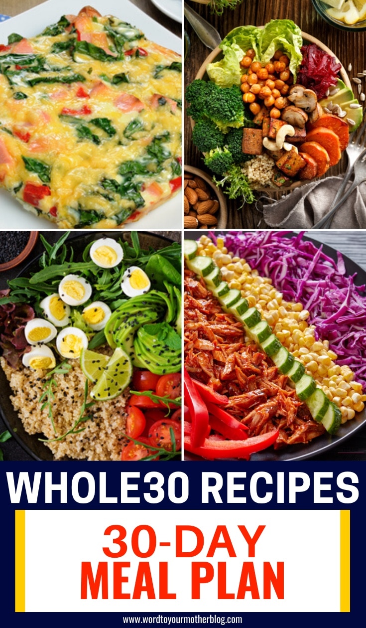 Whole30 Meal Plan For Healthy Weight Loss | 90 Whole30 Recipes