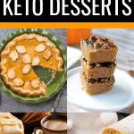 21 Keto Pumpkin Recipes! These easy keto pumpkin recipes are the perfect low carb desserts for the ketogenic diet this fall! Continue to lose weight while enjoying these delicious keto pumpkin recipes like fat bombs, cheesecakes with almond flour crusts, pumpkin bread with cream cheese frosting, chia seed muffins, cookies, mug cakes, and pumpkin pie! Must-have keto dessert recipes for Thanksgiving! #keto #ketogenic #ketodiet #ketogenicdiet #ketorecipes #lowcarb #LCHF #dessertrecipes #holiday