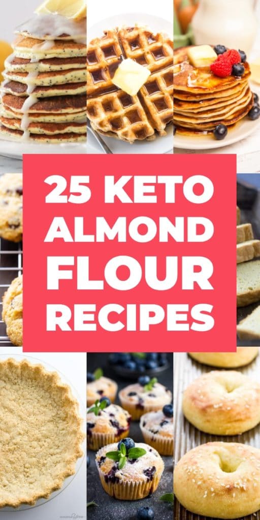 25 Mouth-Watering Keto Almond Flour Recipes. The best low carb desserts & breads you can bake on the ketogenic diet! Lose weight & indulge in baking your favorite cookies, muffins, bread, pancakes, pizza & pie with these keto almond flour recipes! These easy low carb desserts, breakfasts & dinners taste too good to be true! Don’t miss these easy keto recipes - especially if you’re a beginner! #keto #ketorecipes #ketodesserts #lowcarb