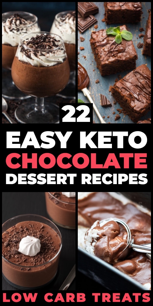 22 Best Keto Chocolate Dessert Recipes | Easy Keto Desserts