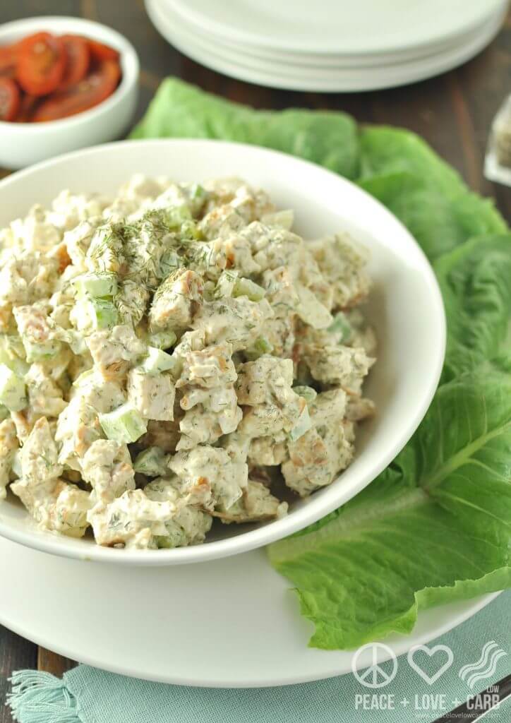 21 Keto Lunch Ideas The best keto chicken salad ever! Low carb has never tasted so good! Fabulous keto lunch idea from Peace, Love and Low Carb