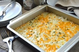 46 Keto Side Dish Recipes Green Chile Cauliflower Casserole Joy Filled Eats 