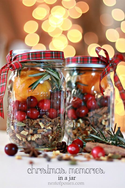 27 Mason Jar Gifts for Christmas Easy DIY gifts for Christmas like this one from Nest of Posies