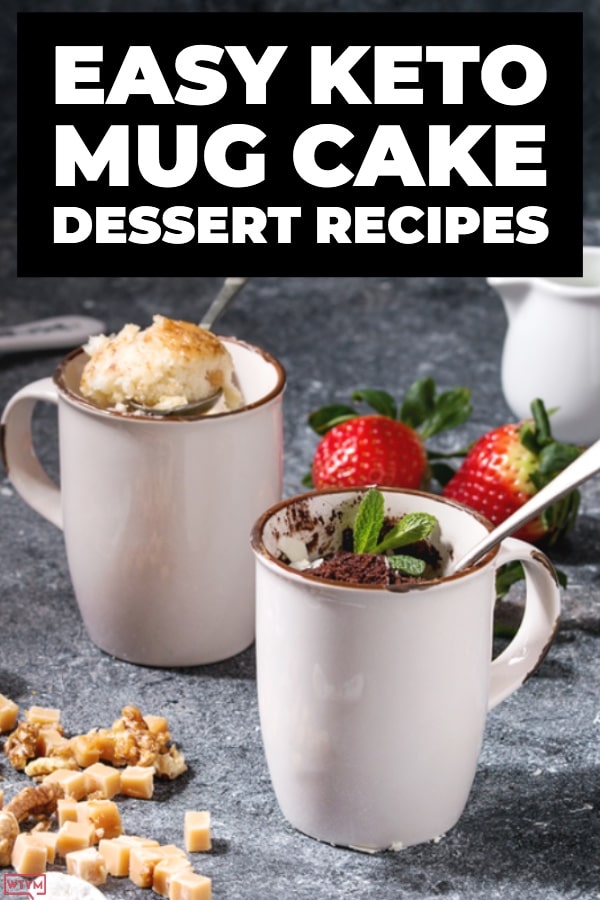 21 Keto Mug Cake Recipes. Looking for easy keto dessert recipes? These keto mug cake recipes will curb cravings in minutes! Made with almond & coconut flour these keto mug cakes are the best keto desserts for weight loss! With flavors like chocolate, vanilla, red velvet, strawberry, berry, lemon, carrot, caramel, cinnamon, and pumpkin you'll find a new favorite low carb dessert in this collection of keto mug cake recipes! #keto #ketorecipes #ketomugcake #lowcarbmugcake #mugcakes #ketodesserts