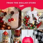 dollar store Christmas decorations