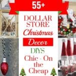 dollar store Christmas