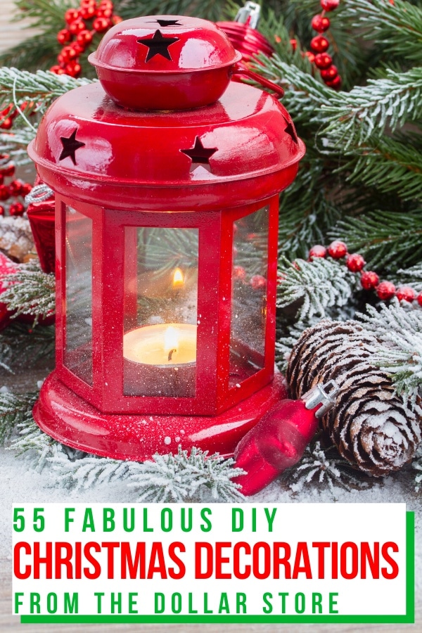 55+ DIY Dollar Store Christmas Decorations [DIY Tutorials + Videos]