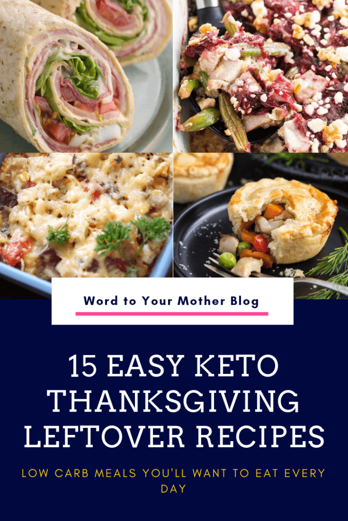 15 Easy Keto Thanksgiving Leftover Recipes | Don’t waste the turkey! These low carb, healthy leftover ideas are perfect for the keto diet! From breakfast to soups, wraps and comfort food casseroles these easy keto recipes will change the way you look at leftovers! #keto #ketorecipes #ketodiet #lowcarb #lowcarbdiet #weightlossrecipes  