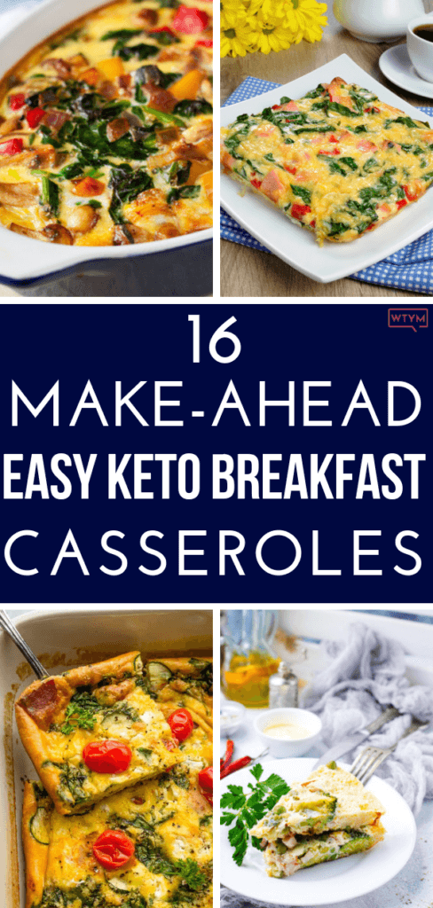 Easy Keto Breakfast Recipes! 16 Make-Ahead Low Carb Casseroles ...