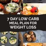 low carb diet meal plan