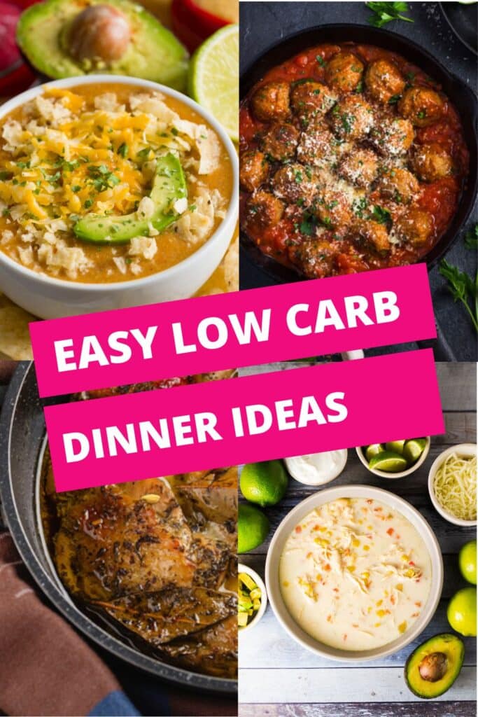 low carb diet meal plan dinner ideas