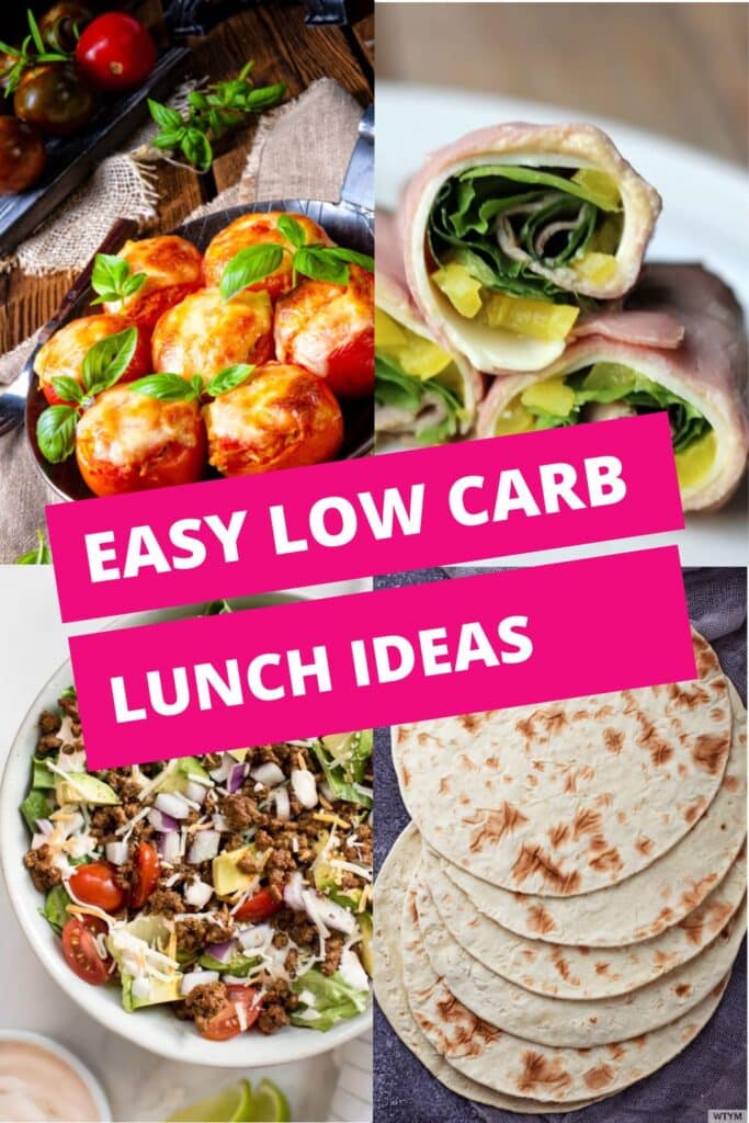 low carb diet meal plan lunch 