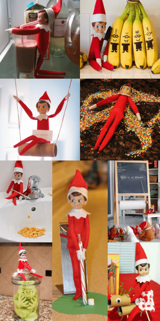 Love these elf on the shelf ideas! So much creative fun for kids and easy too! I’ve seen a lot of elf ideas, but these are too cute! Lots of last minute Elf on the Shelf ideas you can do quick on this list & I’m using this elf hack! Wow! Don’t miss the hilarious elf in the bathroom! #elfontheshelf #elfontheshelfideas #ElfIdeas #elfontheshelfprank