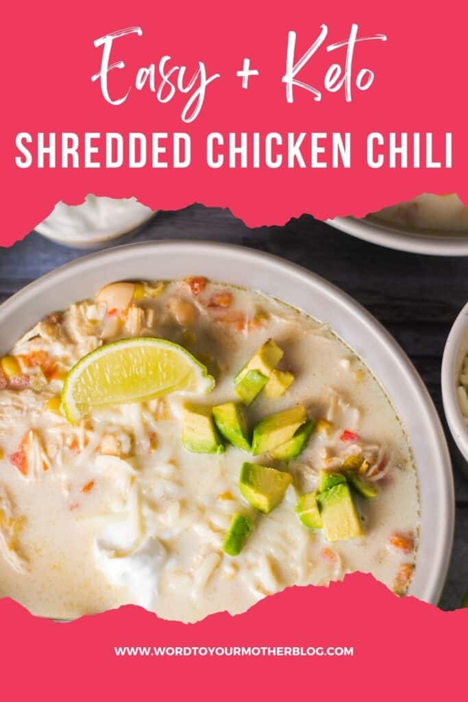 shredded chicken chili