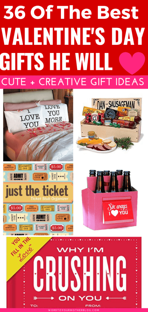 Valentine's Day Gifts For Him! 36 Creative Valentine's Day ...