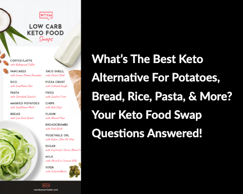 Keto Food Swaps! The Best Low Carb Keto Substitutes For Bread, Rice, Pasta & Potatoes