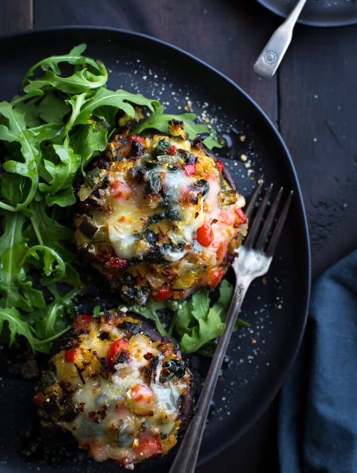 Keto Stuffed Mushrooms! Love an easy keto stuffed mushroom appetizer & dinner! Whether you prefer sausage, cream cheese, ground beef, turkey, Italian sausage or spinach stuffed mushrooms, low carb portabella pizzas or the best bacon-wrapped cream cheese stuffed mushrooms I guarantee you’ll find a new favorite! If you’re a keto beginner (or an old pro:) you will love this collection of keto stuffed mushrooms! #keto #ketorecipes #lowcarb #healthy #mushroomrecipes #stuffedmushrooms  
