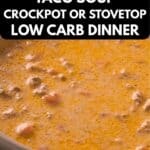 keto taco soup