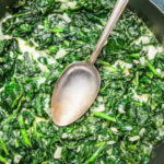 The Best Keto Creamed Spinach! [An Easy Low Carb Side Dish Recipe] The best keto creamed spinach recipe! Fresh or frozen spinach with cream cheese, butter, Parmesan cheese, and garlic come together fast to make the ultimate low carb, keto side dish! Gluten-free, grain free! #keto #ketorecipes #lowcarbrecipes