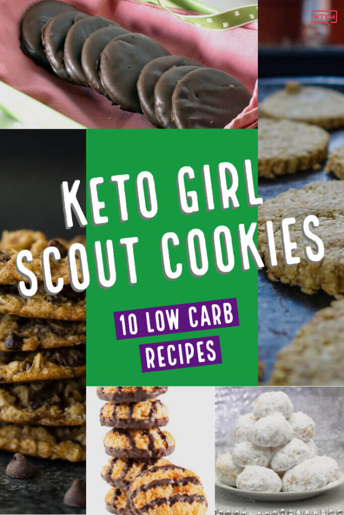 Keto Girl Scout Cookies | The BEST low carb Girl Scout Cookies you can enjoy on your low carb keto diet! From low carb peanut butter, Thin Mints & Samoas you can indulge in these healthy low carb Girl Scout Cookies guilt free! Whether you’re looking for Keto Thin Mints or Chocolate Chip cookies you’ll find a new favorite keto cookie recipe in this collection of the all time best Keto Girl Scout Cookies! #keto #ketorecipes #WTYM #GirlScoutCookies