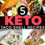 28 Keto Taco Night Recipes | Fat Burning Keto Taco Shells! Easy low carb keto taco shells with Mozzarella & Provolone, cauliflower, & soft keto taco shells with spinach AND EASY coconut flour tortillas, crispy pork rind taco shells & the epic bacon taco shell! Plus: Low Carb Chicken Lettuce wrap tacos, Keto tacos with ground beef, turkey, pork, and fish tacos with a to die for avocado salsa! This Low Carb Taco Tuesday Menu features keto sides to make family dinner or a Taco Party complete! #keto #ketorecipes #lowcarb #Taco #TacoTuesday