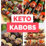18 Keto Kabob Recipes: Low Carb Keto Grill Recipes for Summer | Also known as low carb skewers, these keto kabob recipes are perfect for summer grilling & BBQs! 18 easy, low carb keto recipes with chicken, beef, lamb, fish, and vegetables that make easy low carb weeknight dinners! Kick off summer with one of these fabulous keto grill recipes! #keto #lowcarb #grill #kabobs #summer #ketogrill