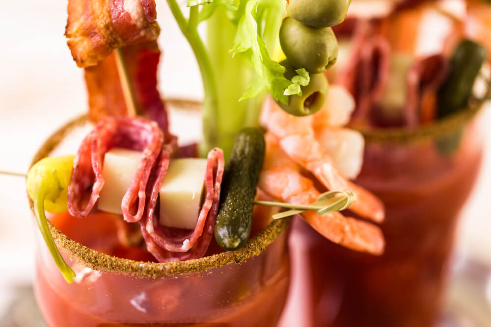 Keto Bloody Mary Recipe Keep your spirits high & carbs low with this easy, spicy keto Bloody Mary! Find out how to make the classic Bloody Mary cocktail keto-friendly with this homemade low carb recipe or build your own with the Bloody Mary Bar Ideas including the best low carb garnishes, skewers, and Bloody Mary rim seasoning recipes! The Ultimate Keto Bloody Mary party!