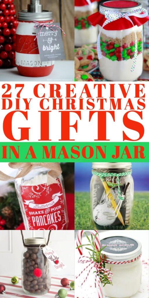 27 Diy Christmas Gifts For Everyone On Your List Mason Jar