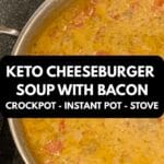 keto cheeseburger soup