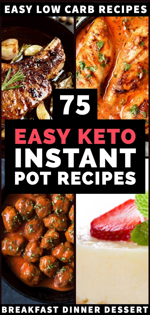 75 Easy Keto Instant Pot Recipes Low Carb Pressure Cooker Meals