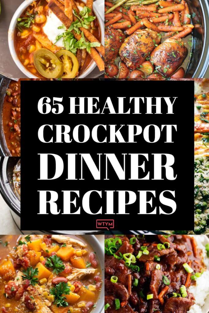 65 Healthy Crockpot Dinner Recipes! Easy slow cooking meals for family dinner! From healthy crockpot chicken, soups, beef, & vegetarian meals to low carb, keto slow cooking crockpot recipes consider dinner for the month covered! Lose weight & eat healthy - the easy way! #lowcarb #keto #ketorecipes #DinnerRecipes #CrockpotRecipes #Healthy #dinner #healthycrockpotrecipes #crockpot #SlowCooker #SlowCookerRecipes

