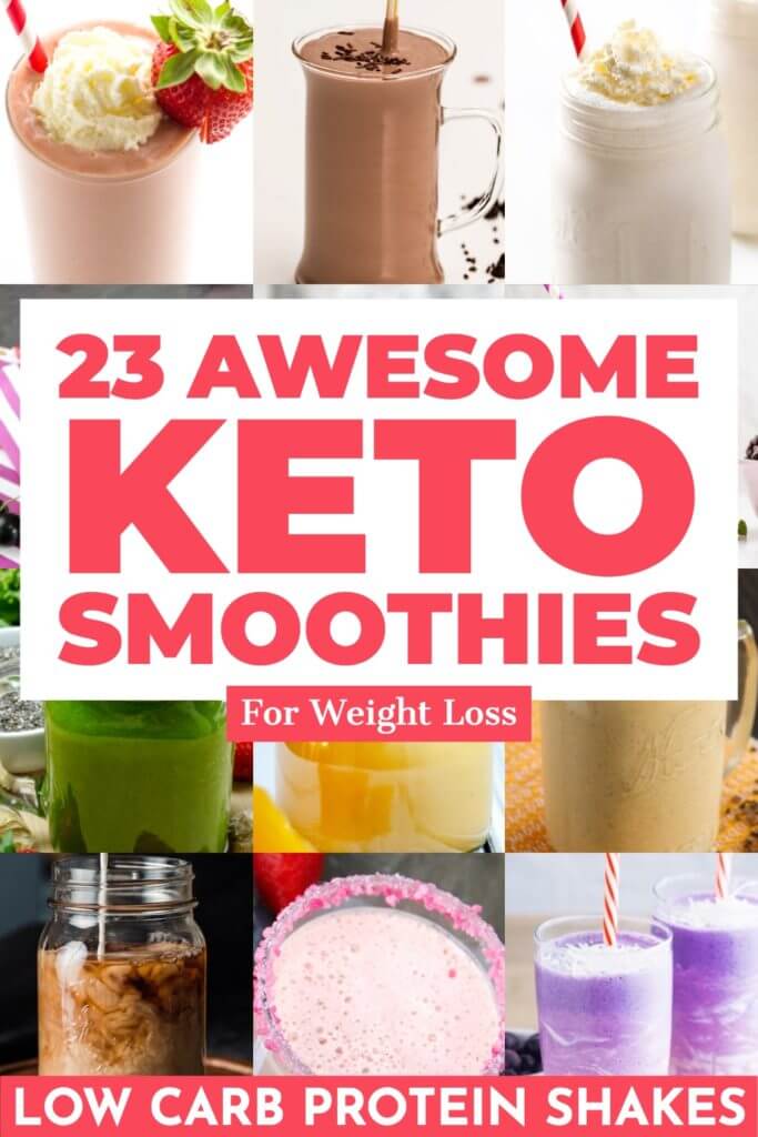 Keto Smoothie Recipes! 23 Low Carb Protein Shakes You'll Love On The ...